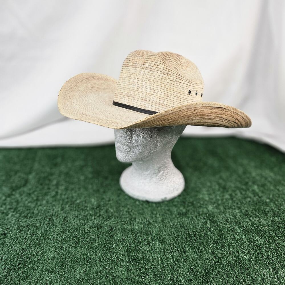 Justin Men's Western Headwear Palm Straw Cowboy Hat 6 5/8 20X